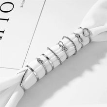 Load image into Gallery viewer, 15pcs / set Twist Fashion Gold Sliver Rings Set For Women Girls Vintage Round Ring Knuckle Rings Female PUNK Jewelry Accessories